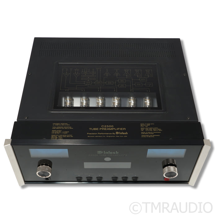 McIntosh C2500 Tube Preamplifier; Built-In DAC; Adjustable MM/MC Phono