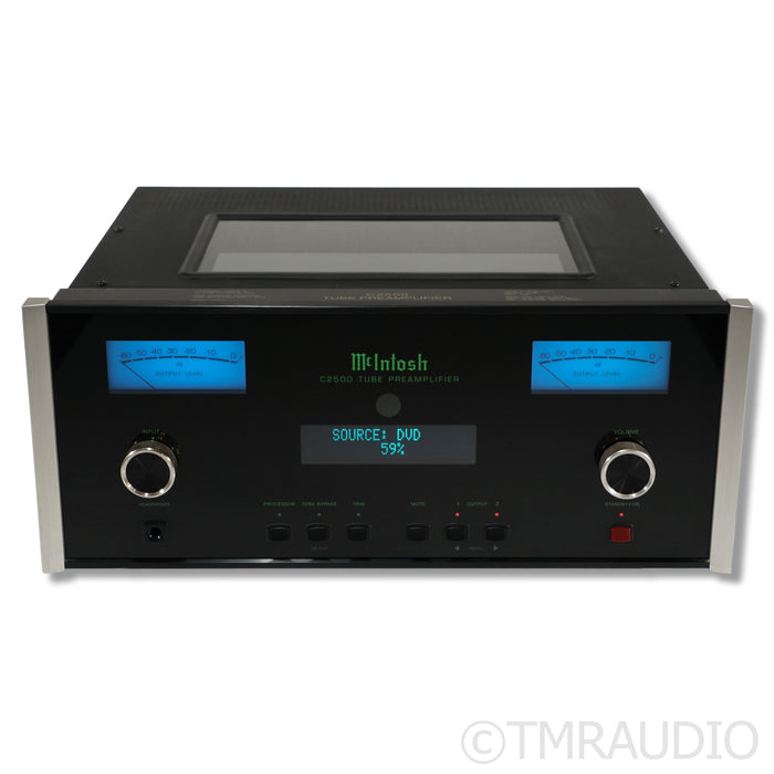 McIntosh C2500 Tube Preamplifier; Built-In DAC; Adjustable MM/MC Phono