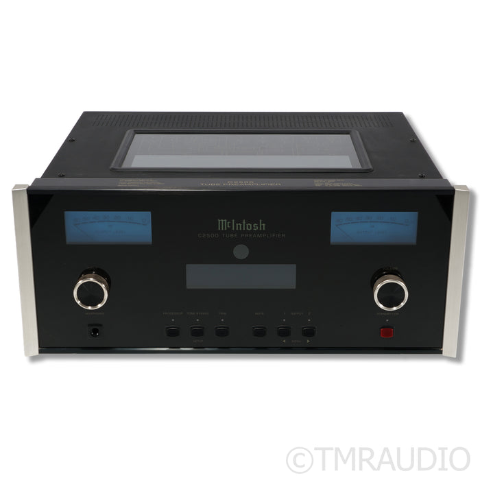 McIntosh C2500 Tube Preamplifier; Built-In DAC; Adjustable MM/MC Phono