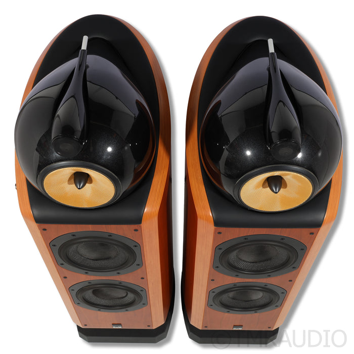 Bowers & Wilkins 802D Floorstanding Speaker w/Gaia I Footers; Cherry Pair