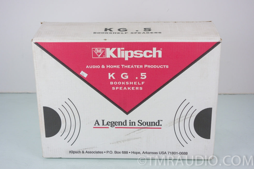 Klipsch KG.5 Bookshelf Speakers Black in Factory Box