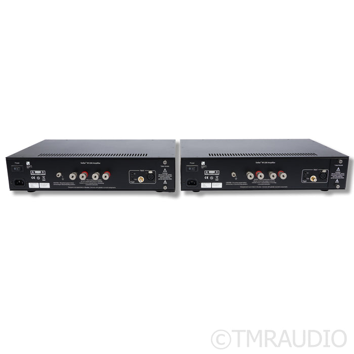 PS Audio Stellar M1200 Tube Hybrid Monoblock Power Amplifiers; Black Pair