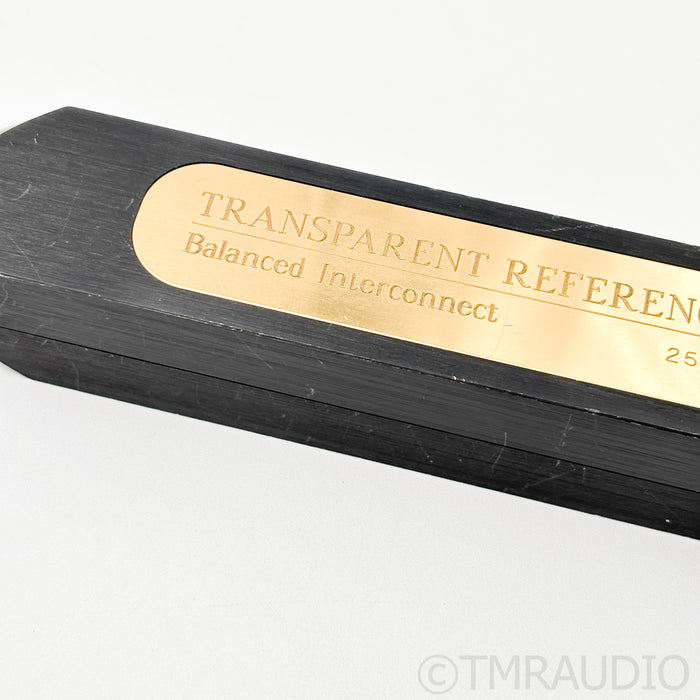Transparent Audio Reference XL XLR Cables; 6ft Pair Balanced Interconnects