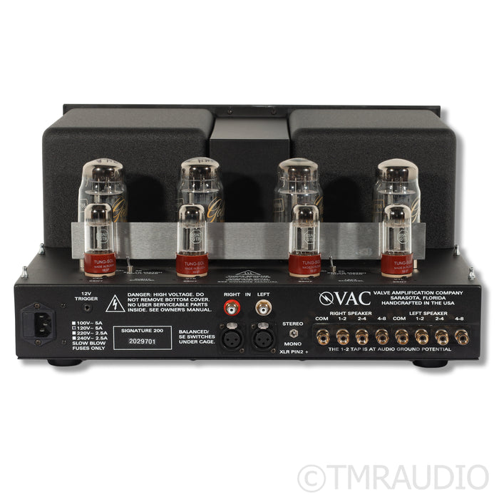 VAC Signature 200 IQ Stereo Tube Power Amplifier