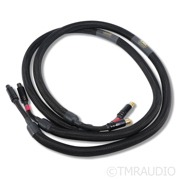 Cable Research Lab Gold XLR Cables; 2m Pair Balanced Interconnects