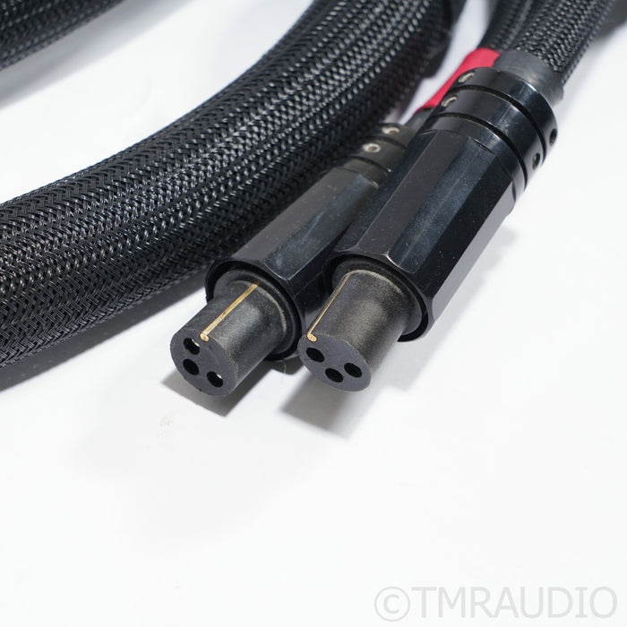 Cable Research Lab Gold XLR Cables; 2m Pair Balanced Interconnects