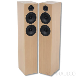 Totem Acoustic Bison Twin Tower Floorstanding Speakers; White Oak Pair (Open Box)