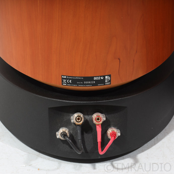 Bowers & Wilkins 802D Floorstanding Speakers; Cherrywood Pair