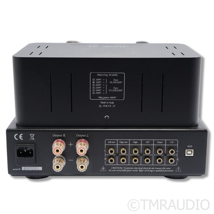 Unison Research Triode 25 Stereo Tube Integrated Amplifier; Cherry