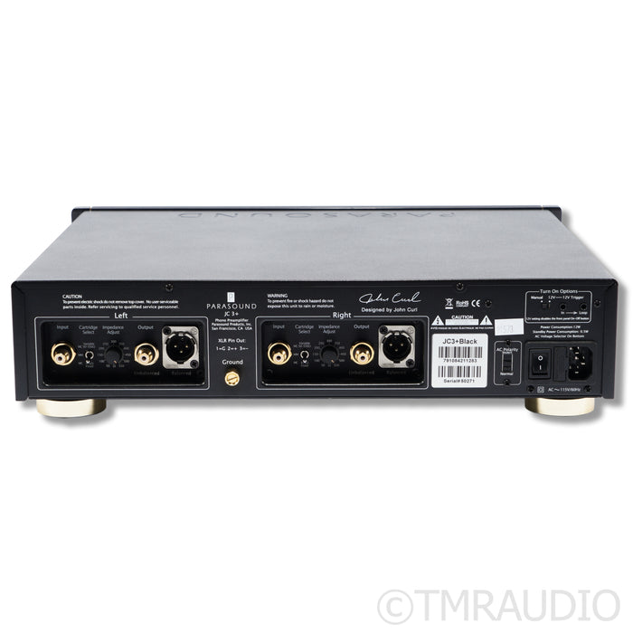 Parasound Halo JC3+ MM & MC Phono Preamplifier; Black