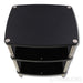 Solidsteel Hyperspike Three Shelf HF-3 Stand; Gloss Black