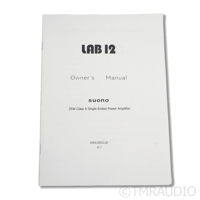 Lab12 Suono Tube Power Amplifier