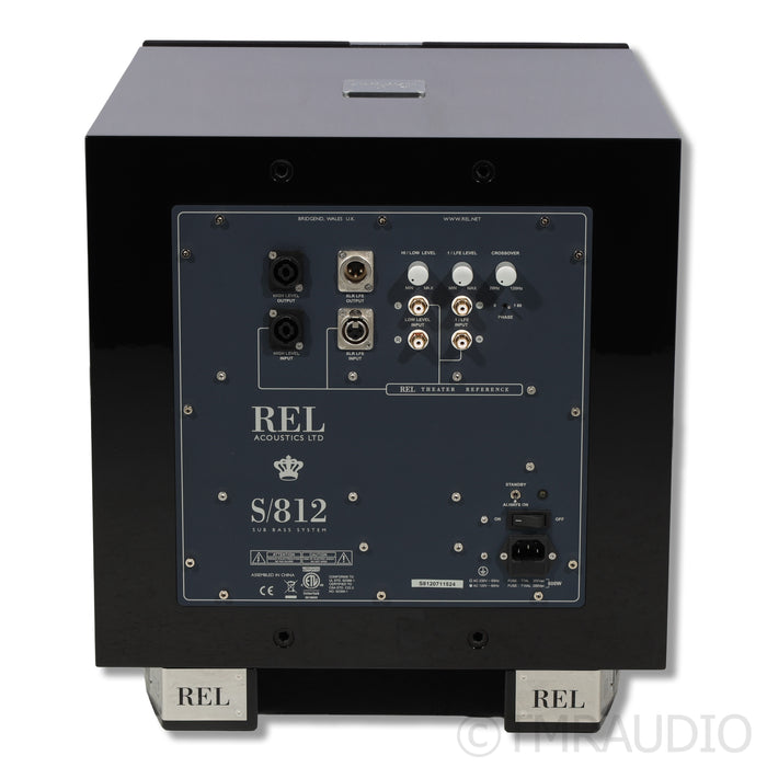 REL Acoustics S/812 12" Powered Subwoofer; (1/1)