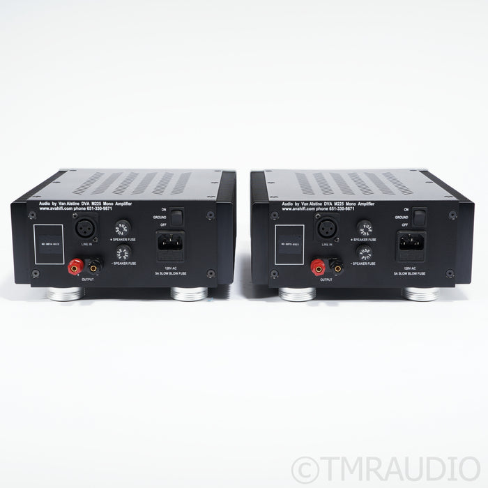 Close  Van Alstine DVA M225 Monoblock Power Amplifiers; Pair