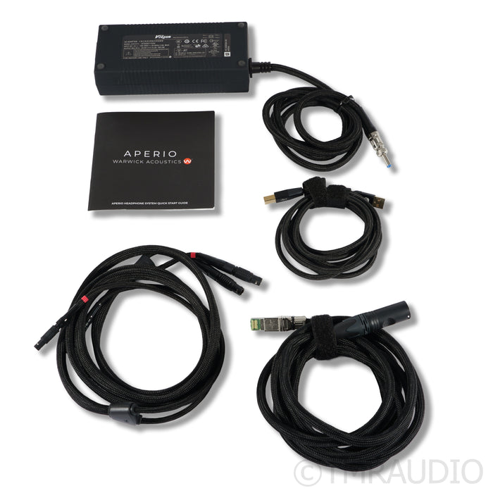 Warwick Acoustics Aperio Open Back Headphone System; Black Limited Edition