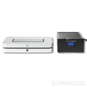 Bluesound Node X Music Streamer with LHY Audio Linear Power Supply