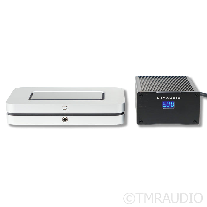 Bluesound Node X Music Streamer with LHY Audio Linear Power Supply