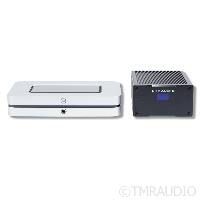 Bluesound Node X Music Streamer with LHY Audio Linear Power Supply