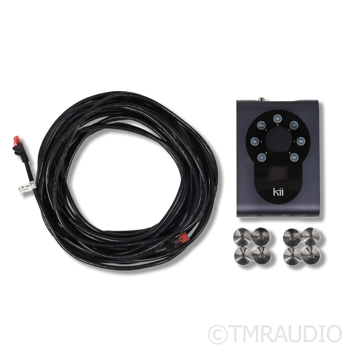 Kii Three Powered Bookshelf Speaker Pair; w/ Dedicated Stands & Control Module