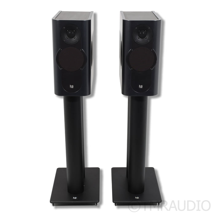 Kii Three Powered Bookshelf Speaker Pair; w/ Dedicated Stands & Control Module