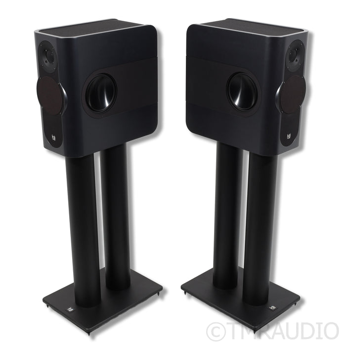 Kii Three Powered Bookshelf Speaker Pair; w/ Dedicated Stands & Control Module
