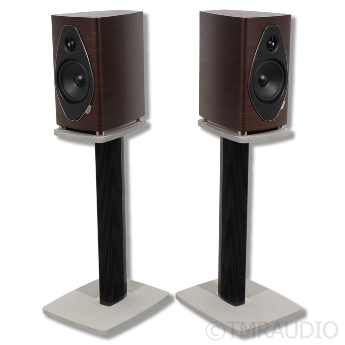 Sonus Faber Sonetto II G2 Bookshelf Speakers; Wenge Pair with Stands