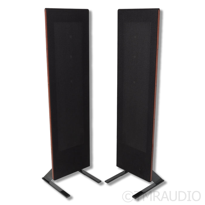 Magnepan Megneplanar .7 Floorstanding Speaker Pair w/Riser Stands; Black/Cherry