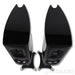 Borresen C1 Bookshelf Speakers; Piano Black Pair with Stands