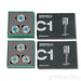 Borresen C1 Bookshelf Speakers; Piano Black Pair with Stands