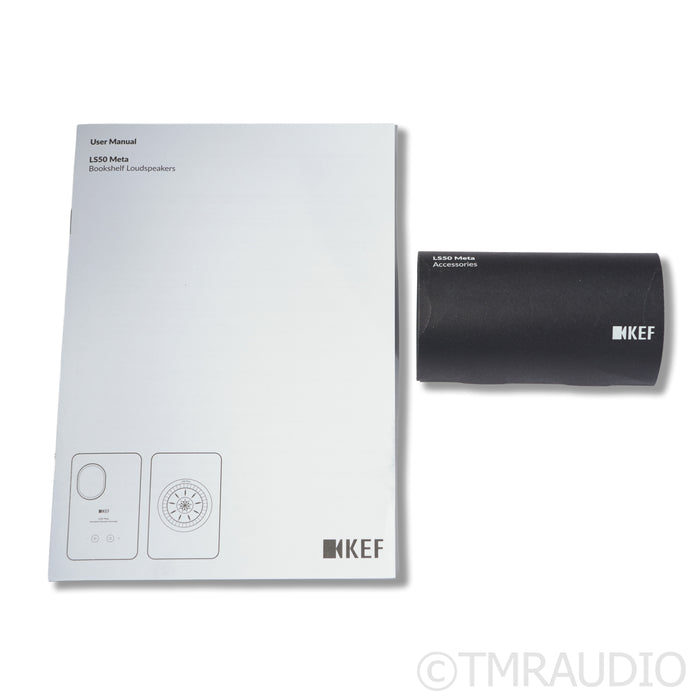 KEF LS50 Meta Bookshelf Speaker; Pair Black