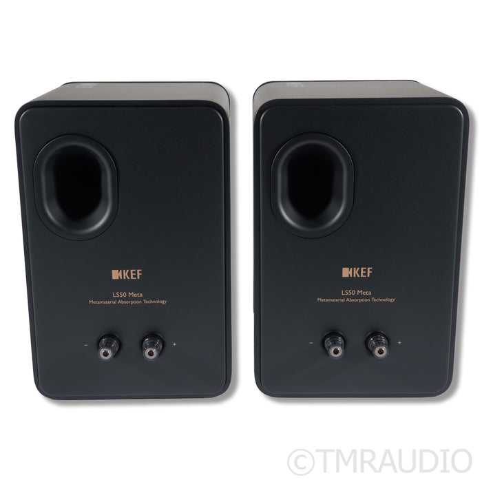 KEF LS50 Meta Bookshelf Speaker; Pair Black