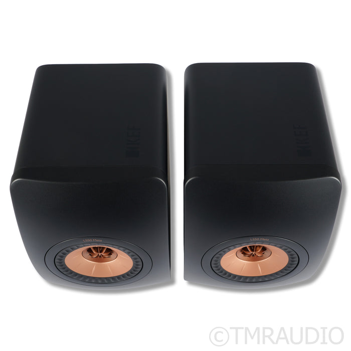 KEF LS50 Meta Bookshelf Speaker; Pair Black