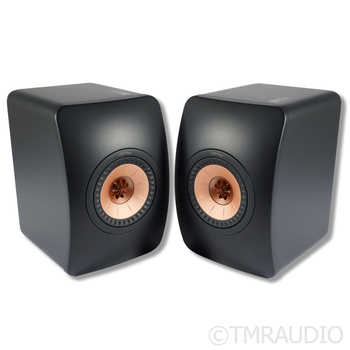 KEF LS50 Meta Bookshelf Speaker; Pair Black