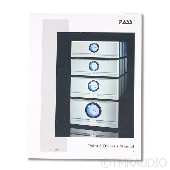 Pass Labs X150.8 Stereo Power Amplifier