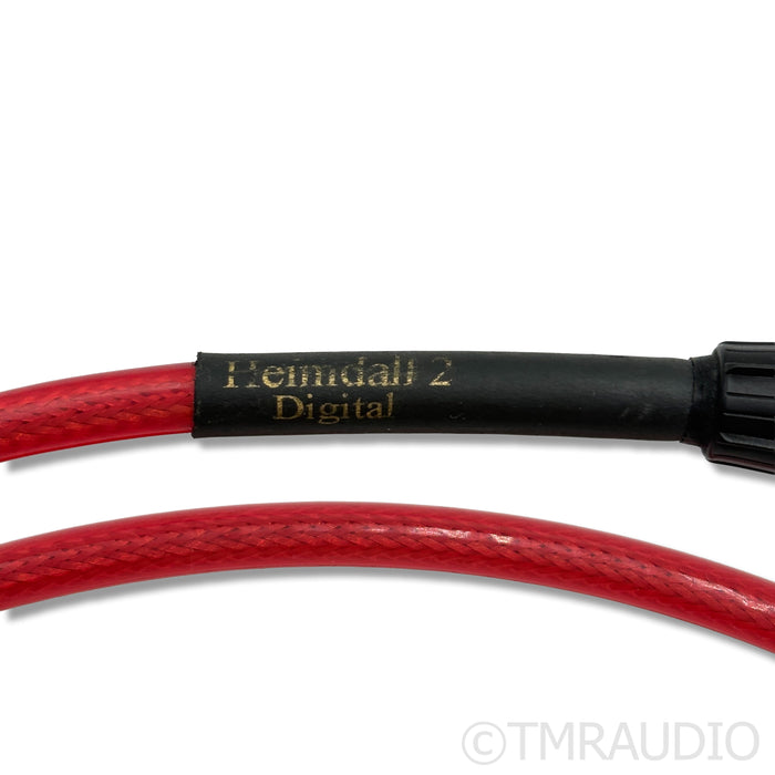Nordost Heimdall 2 75 Ohm BNC Coaxial Cable; 1.4m Single Digital Interconnect