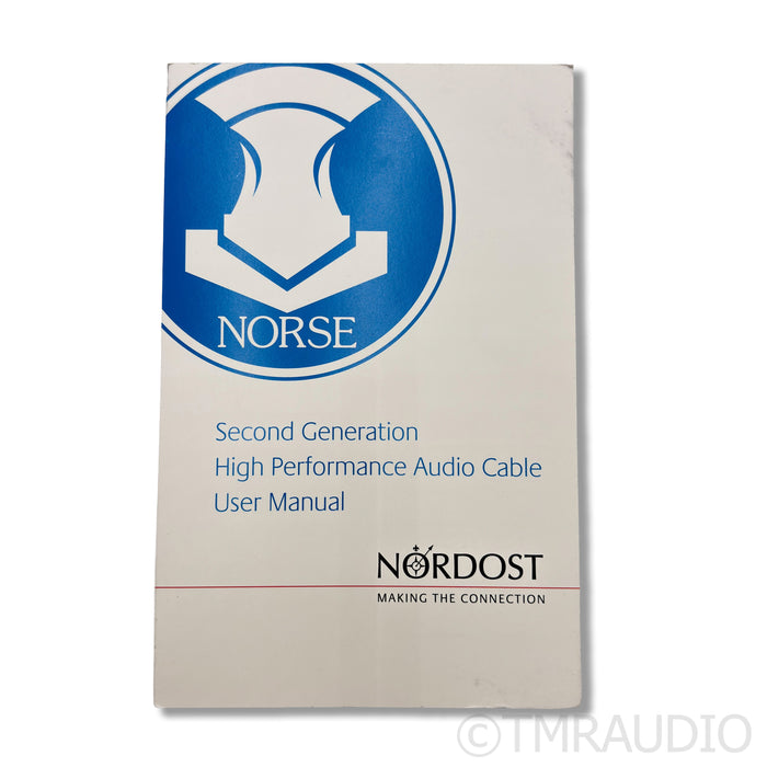 Nordost Heimdall 2 75 Ohm BNC Coaxial Cable; 1.4m Single Digital Interconnect