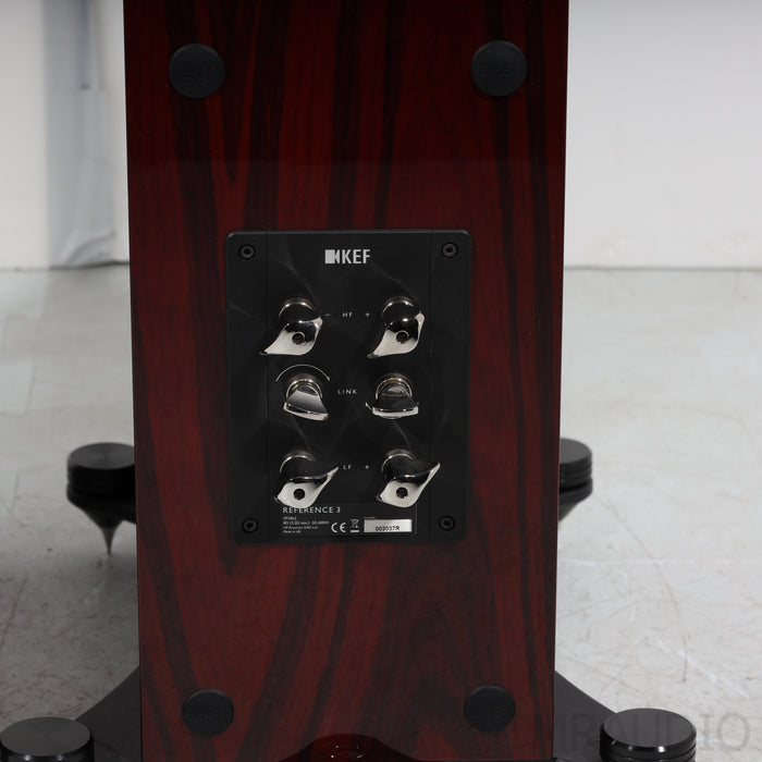 KEF Reference 3 Floorstanding Speakers; Luxury Gloss Rosewood Pair