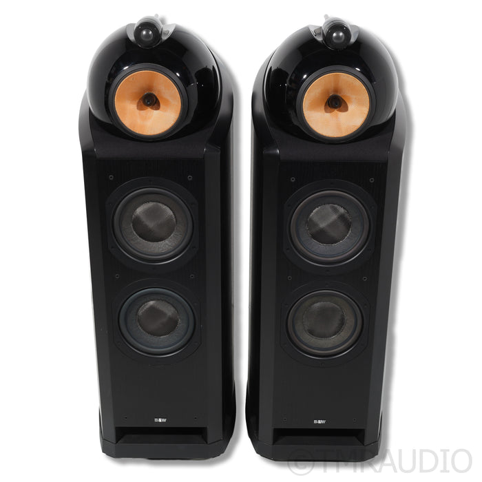 Bowers & Wilkins Nautilus 802 Floorstanding Speakers; Black Ash Pair
