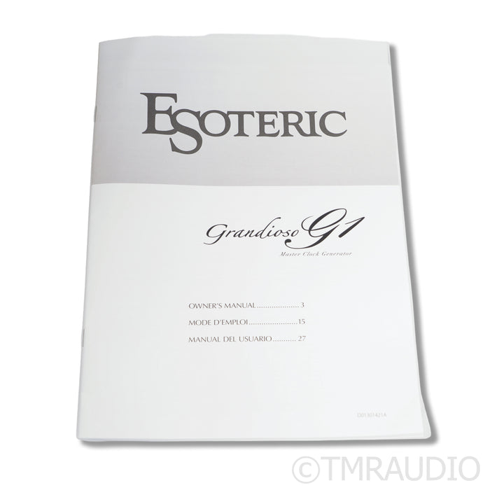 Esoteric Audio Grandioso G1 Master Clock Generator