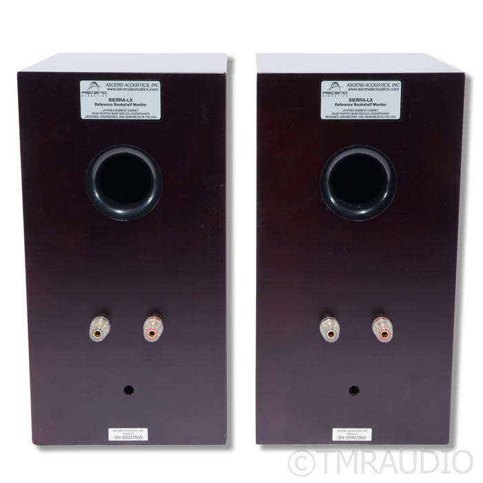 Ascend Acoustics Sierra LX Bookshelf Speakers; Satin Dark Cherry Pair