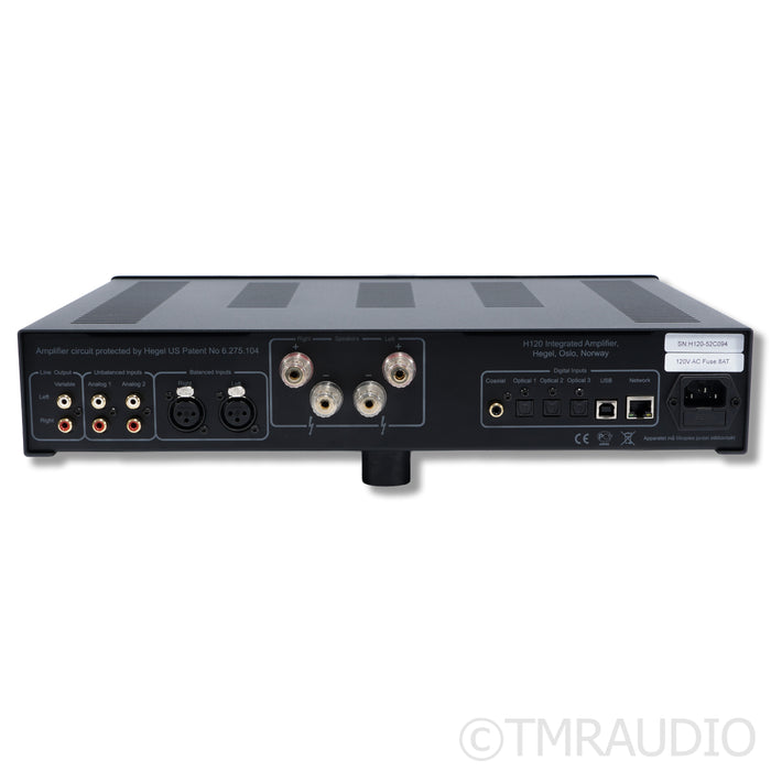 Hegel H120 Stereo Integrated Amplifier; Black