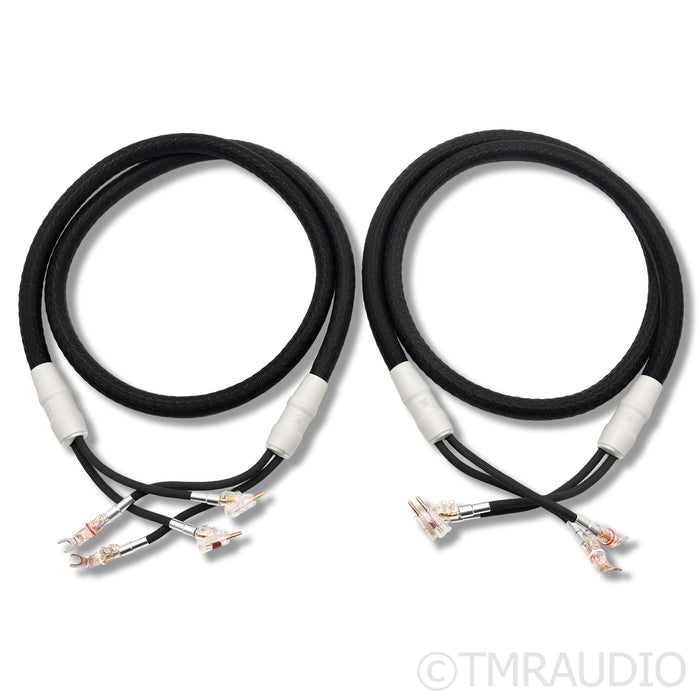 Kimber Kable Carbon 18 XL Speaker Cables w/ 2 Kimber Carbon Jumpers; 7ft Pair