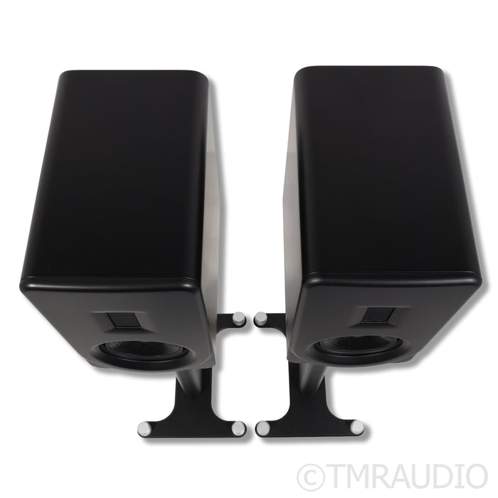 PS Audio Aspen FR5 Bookshelf Speakers; Black Pair with Stands