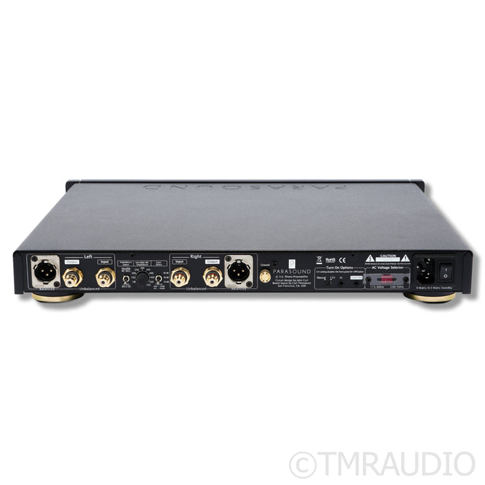 Parasound Halo JC3 Jr. MM & MC Phono Preamplifier; Black