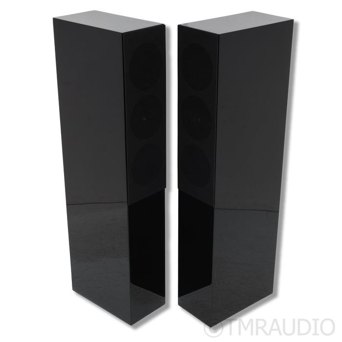 KEF R5 Meta Floorstanding Speakers; Black Pair