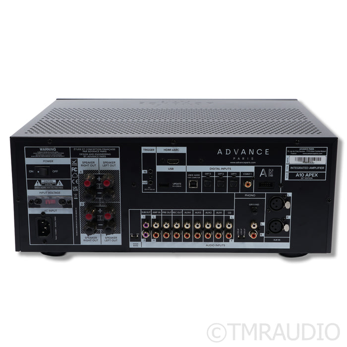 Advance Paris A10 APEX Hybrid Integrated Amplifier; Built-In DAC; MM Phono
