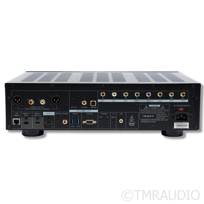 Oppo UDP-205 Ultra HD Blu-Ray Disc Player/DAC; D/A Converter