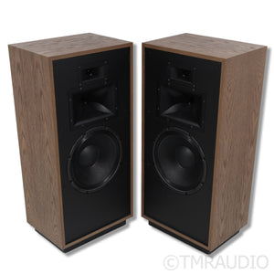 Klipsch Forte IV Floorstanding Speakers; Distressed Oak Pair
