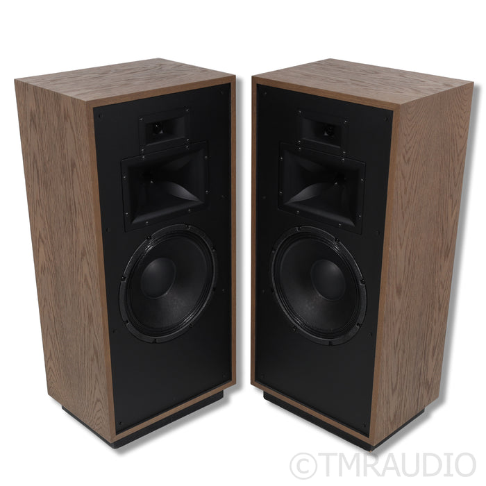 Klipsch Forte IV Floorstanding Speakers; Distressed Oak Pair