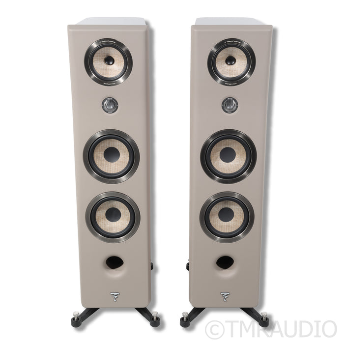 Focal Kanta No. 3 Floorstanding Speakers; Walnut/Taupe Pair